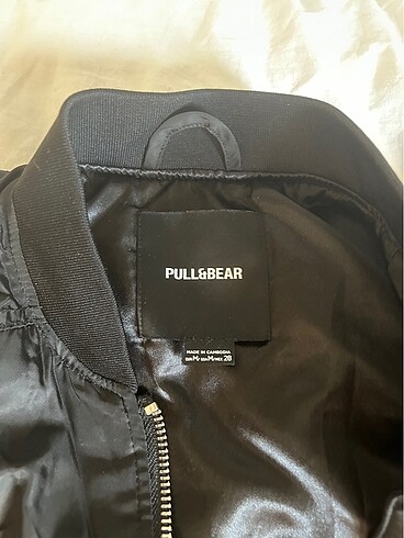 m Beden siyah Renk Pull&bear bomber ceket