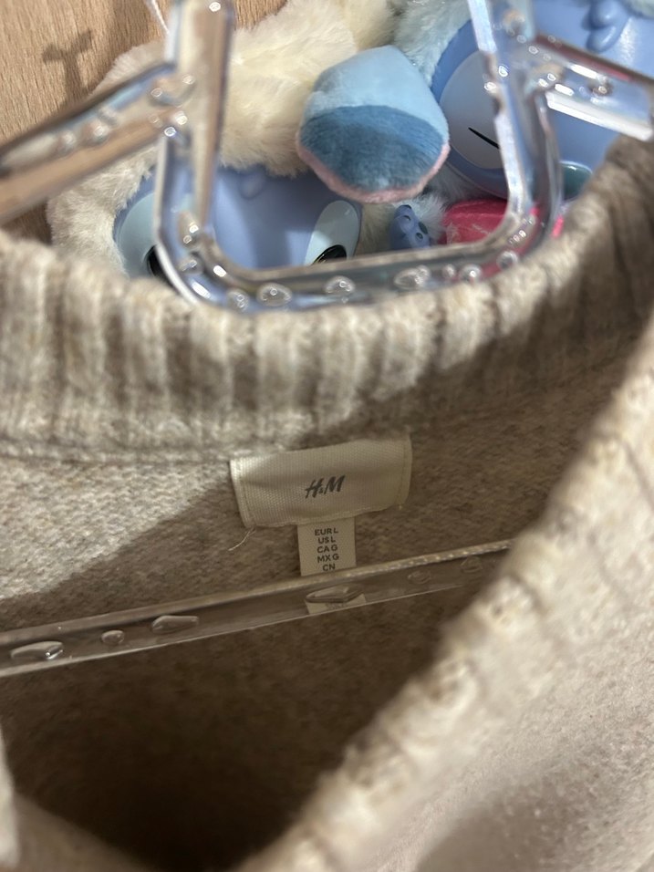 Bej Kadın Örgü Triko Kazak Elbise - Görsel 3