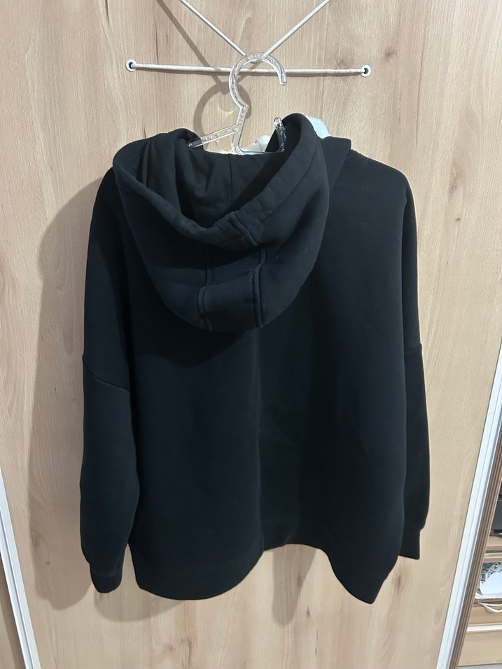 Uspa Siyah Kapüşonlu Kadın Sweatshirt - Görsel 5