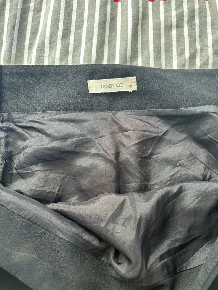 Siyah Drapeli Uzun Kadın balık Etek - Görsel 3