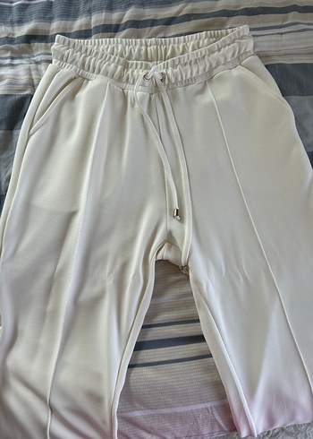 Seçil marka Beyaz Rahat Kesim Kadın bilek boy Pantolon - Görsel 5