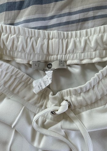 Seçil marka Beyaz Rahat Kesim Kadın bilek boy Pantolon - Görsel 4