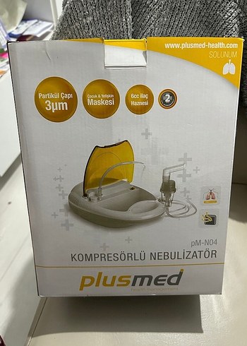  Beden Plusmed Kompresörlü Nebulizatör Seti
