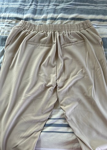 Lc waikiki Bej Pilili Kadın Kumaş Pantolon - Görsel 5