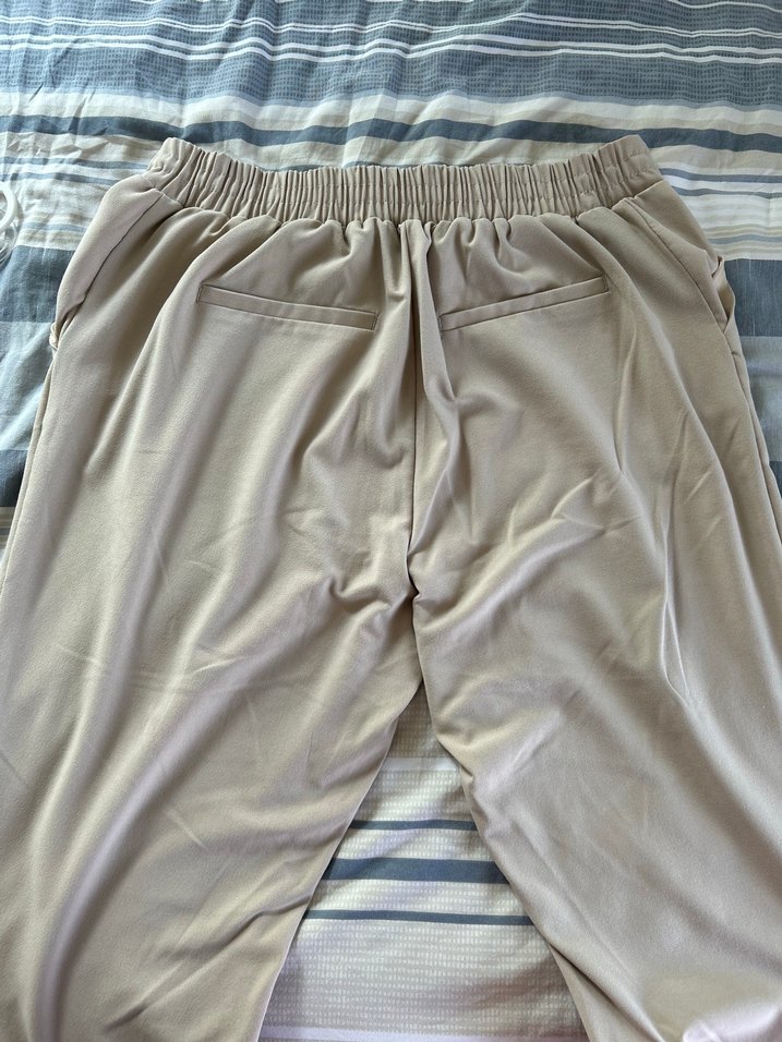 Lc waikiki Bej Pilili Kadın Kumaş Pantolon - Görsel 5