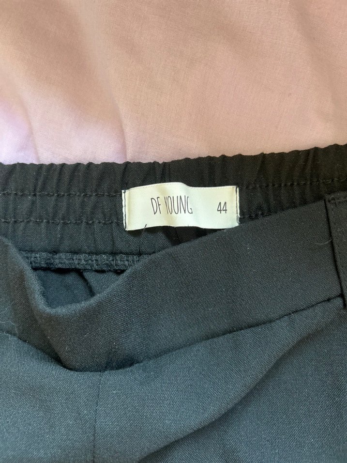 DFYOUNG Kadın Siyah Pilili Spor Beyaz şeritli  Pantolon - Görsel 2