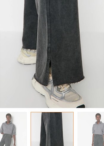 Trendyol Milla Soluk Efektli Wide Leg eşofman - Görsel 2