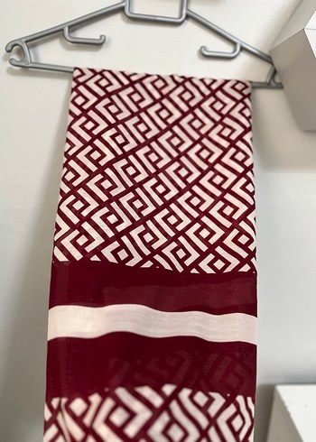 BEYMEN MUADİLİ Bordo Desenli Kadın Şal - Görsel 4