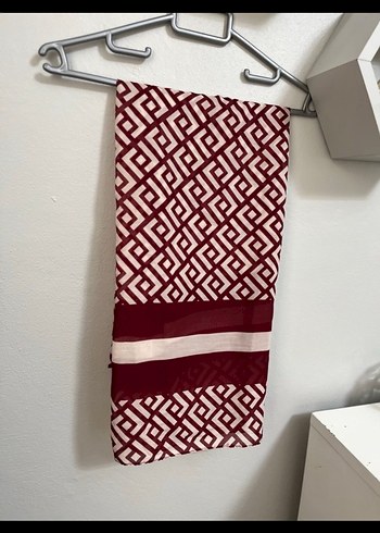 BEYMEN MUADİLİ Bordo Desenli Kadın Şal - Görsel 2