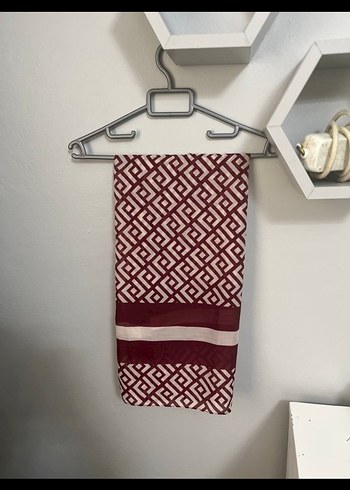 BEYMEN MUADİLİ Bordo Desenli Kadın Şal - Görsel 3