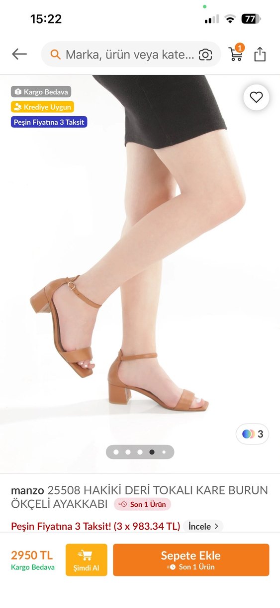 Kadın Topuklu Sandalet - Görsel 2