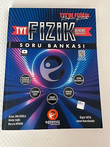 egzersiz yayınları tyt fizik soru bankası