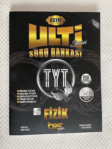 bes yayınları tyt fizik ulti serisi soru bankası