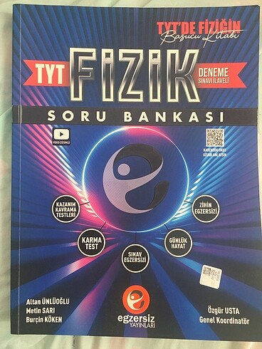 egzersiz yayınları tyt fizik soru bankası