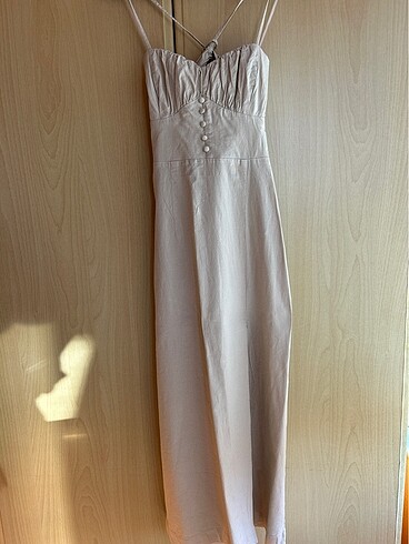 xs Beden Zara Keten Elbise