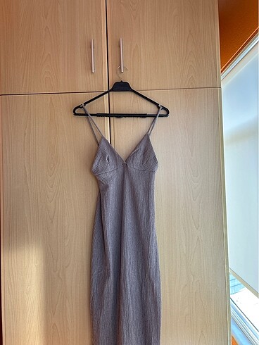 s Beden gri Renk Pull&Bear Elbise