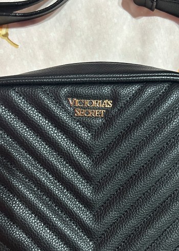 Victoria's Secret Siyah Deri Kadın Bel Çantası - Görsel 2