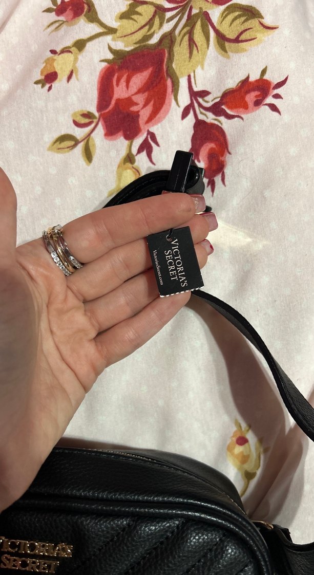 Victoria's Secret Siyah Deri Kadın Bel Çantası - Görsel 4
