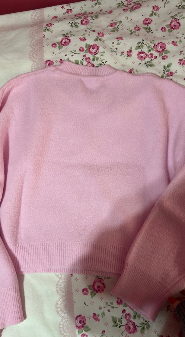 Dilvin Pembe Yumoş Kazak - Görsel 5