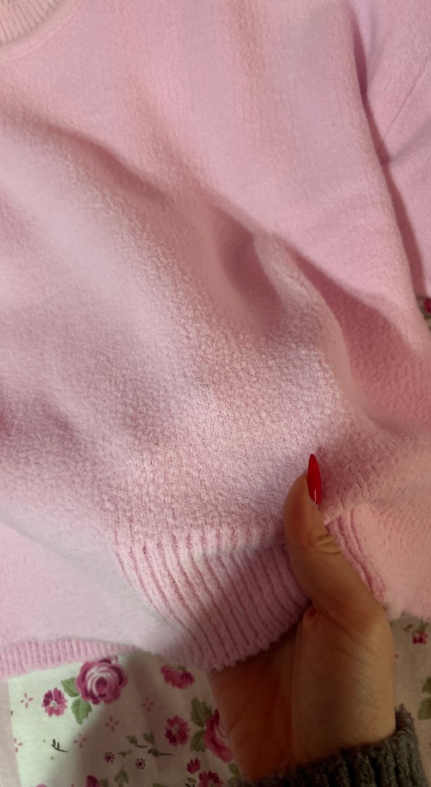 Dilvin Pembe Yumoş Kazak - Görsel 4