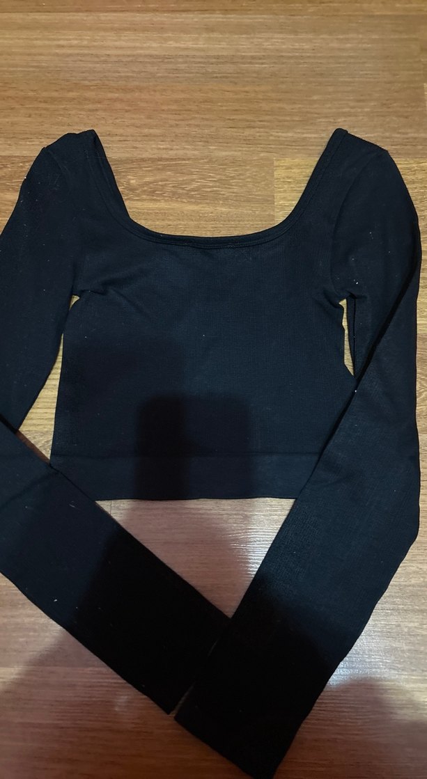 Trendyolmilla XS Fitilli Siyah Body - Görsel 5