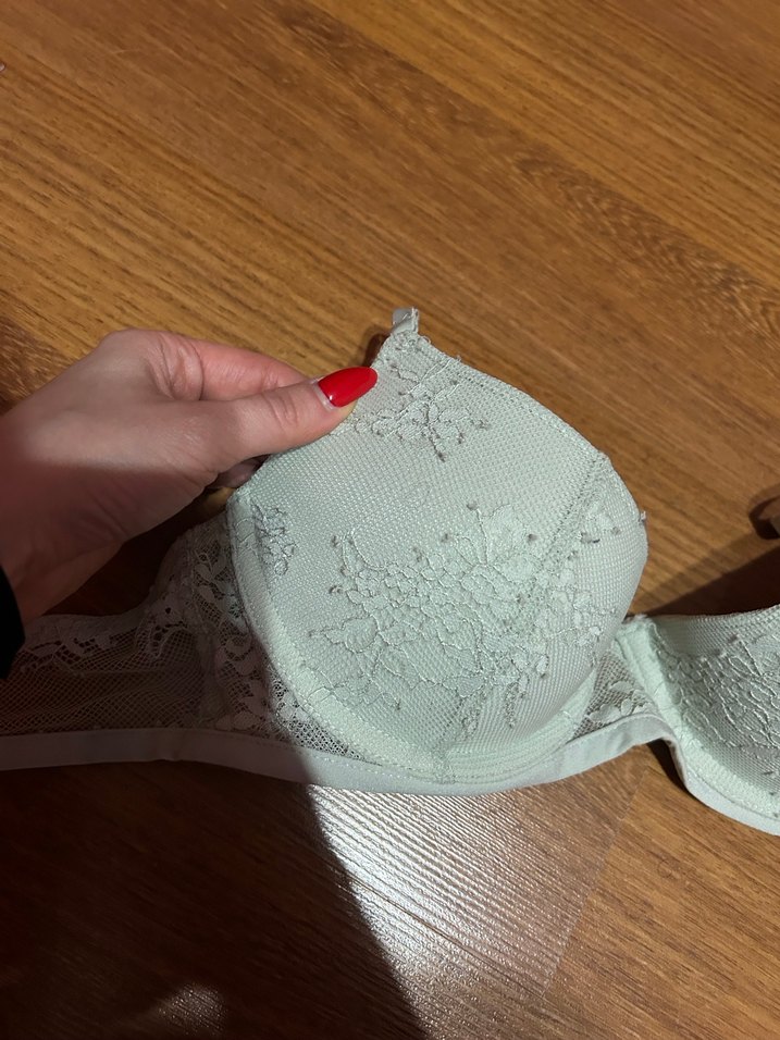 HM Mint yeşili hafif push up sütyen - Görsel 2