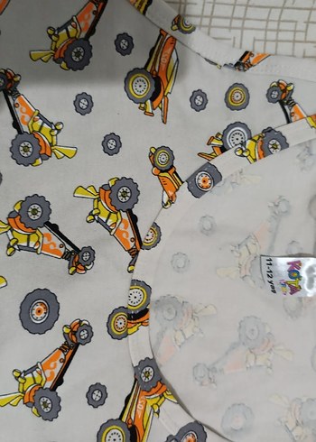 Çocuklar için Baskılı Gri Çok Renkli atlet - Görsel 2