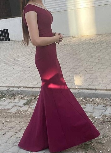 Diğer Fuşya balık abiye