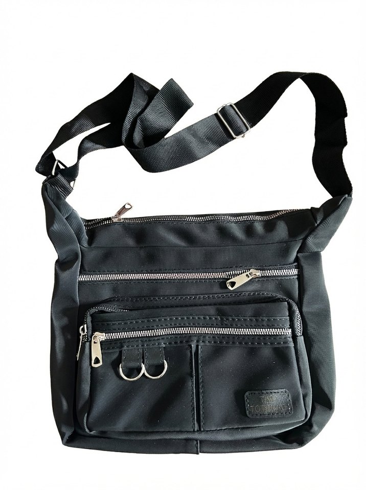 Siyah Fermuarlı Kadın Çapraz Çanta - Görsel 2