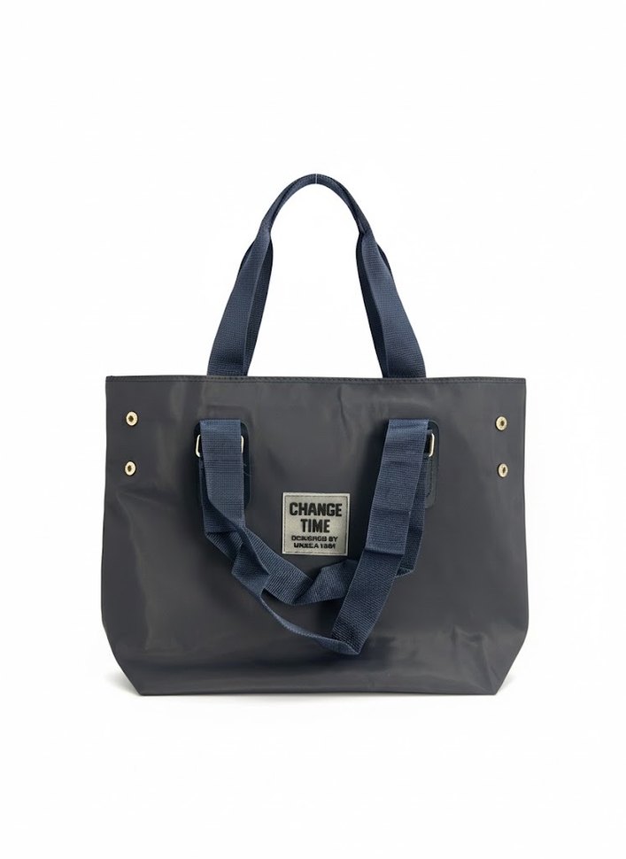 Gri Baskılı Tokalı Kadın Çanta - Görsel 2