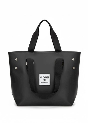 Siyah Tokalı Kadın Çanta - Görsel 2