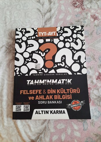 Altın Karma Yayınları Felsefe ve Din Kültürü Soru Bankası