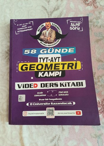 Bıyıklı Matematik TYT-AYT Geometri Kampı