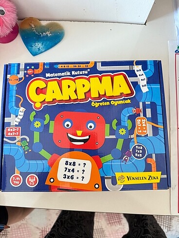 Çarpma öğreten oyuncak