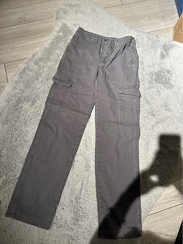 Gri kargo pantolon