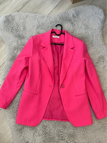 Pembe blazer ceket