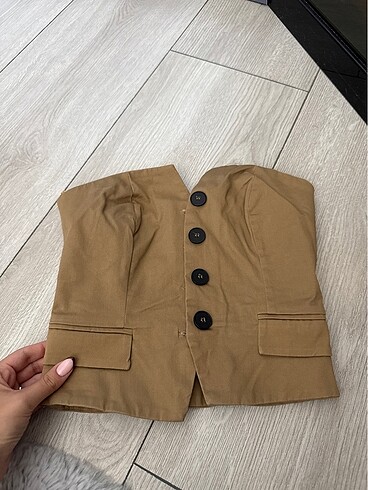 Bershka straplez yelek