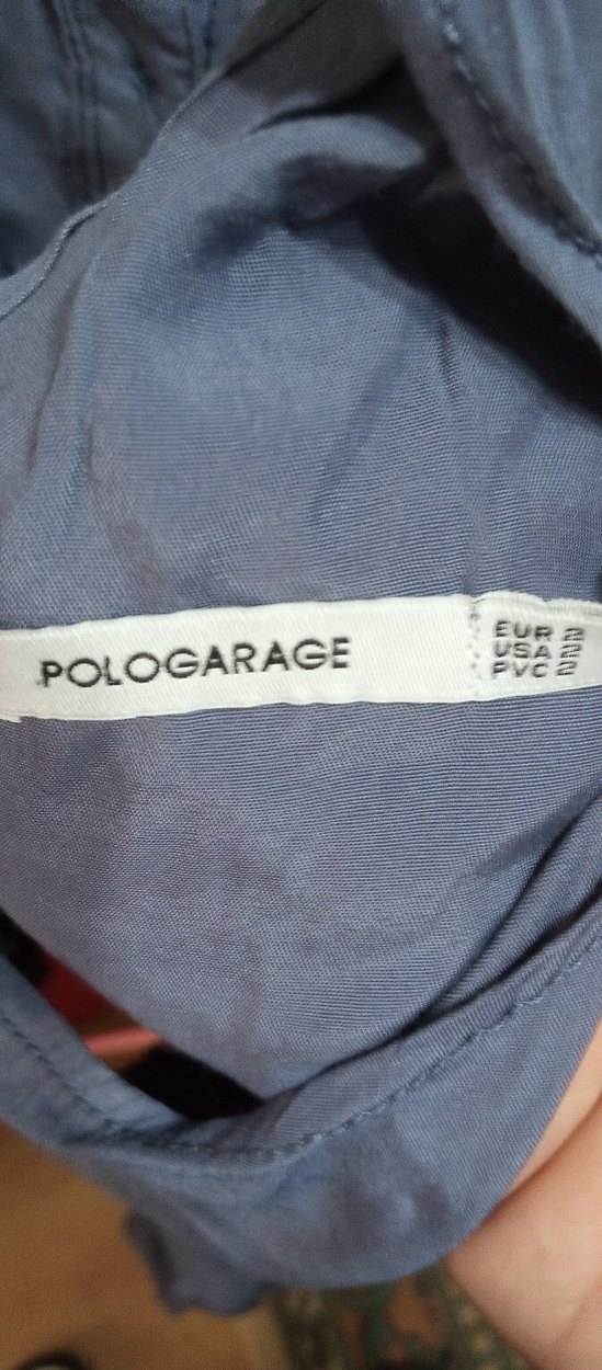 Düğmeli, Straplez, Mavi Kadın Tulum - Görsel 5