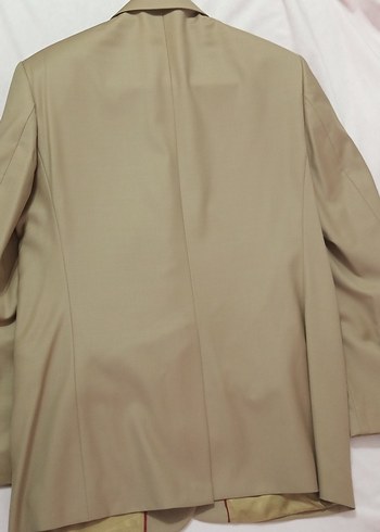 Düğmeli Bej Erkek Ceket - Görsel 5