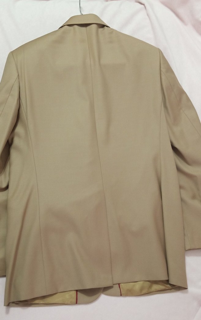 Düğmeli Bej Erkek Ceket - Görsel 5