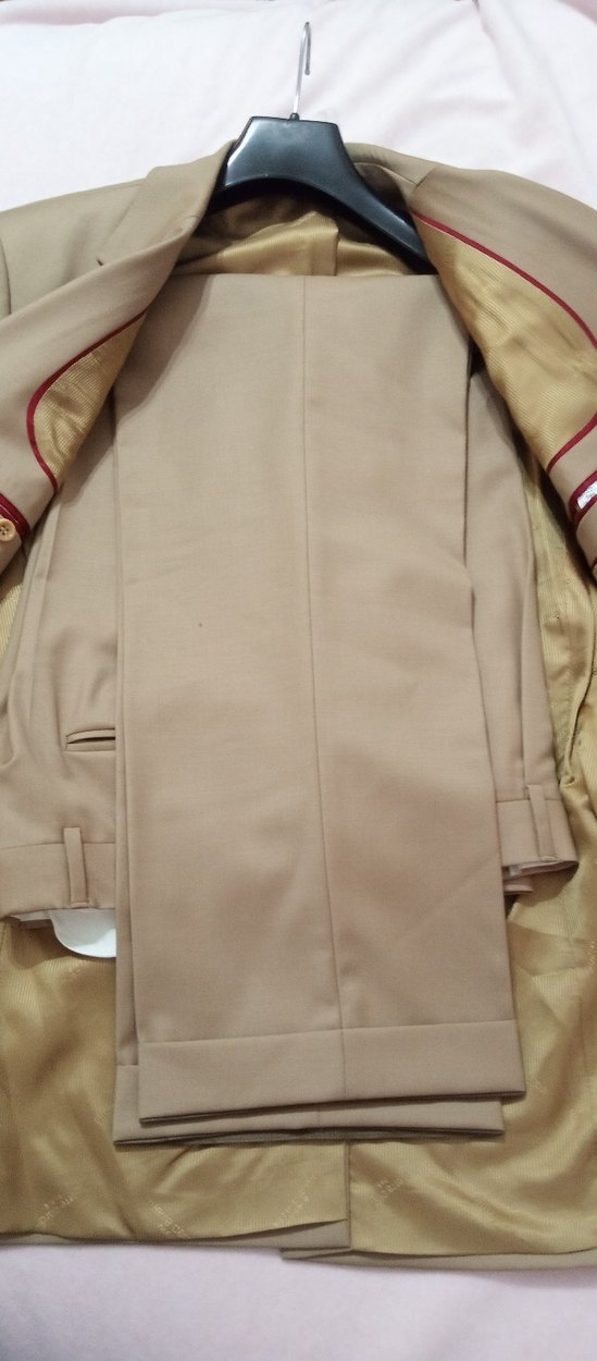 Düğmeli Bej Erkek Ceket - Görsel 2