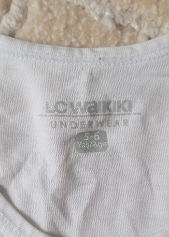 Çocuk Beyaz Oversize Atlet - Görsel 2