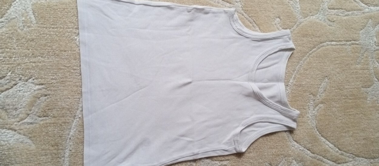 Beyaz Erkek Çocuk Atlet - Görsel 2