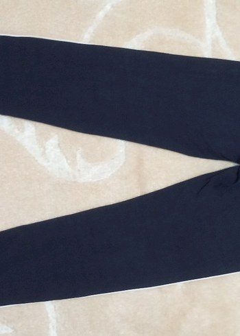 Kız Çocuk Lacivert Yan Şeritli tayt - Görsel 3