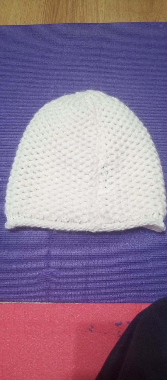 Kadın Beyaz Örgü Bere - Görsel 3