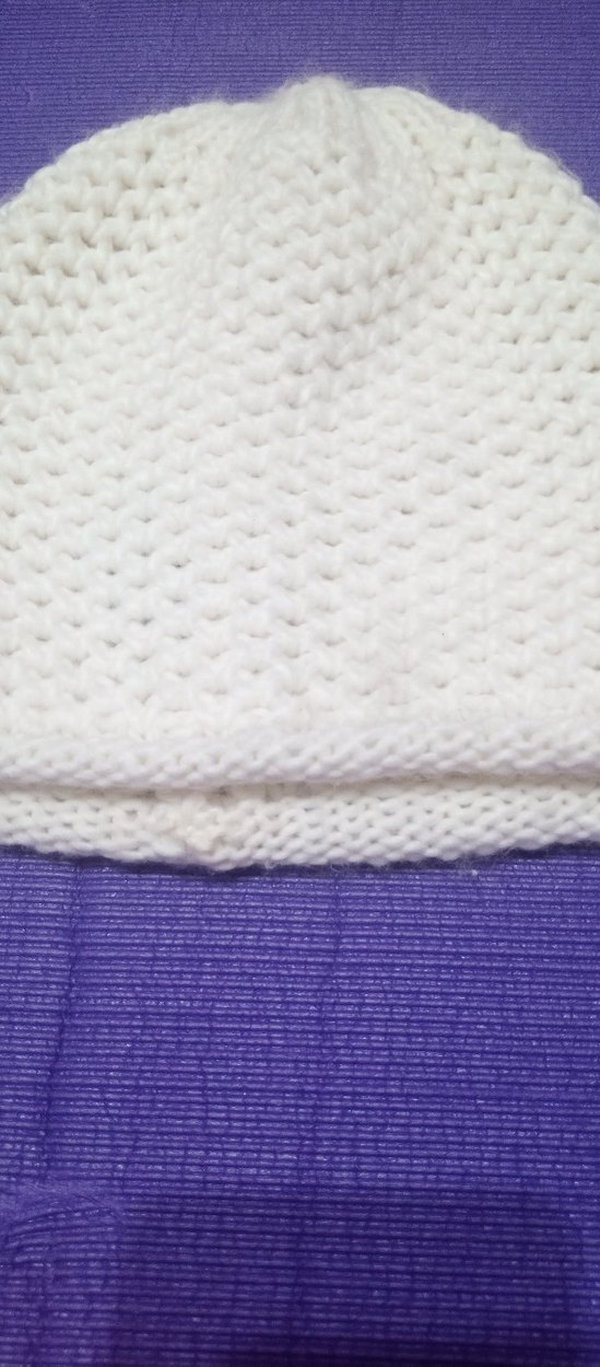 Kadın Beyaz Örgü Bere - Görsel 2