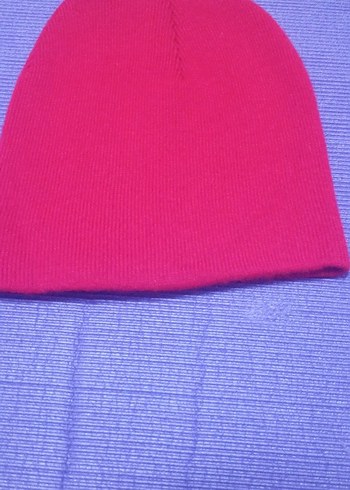 kırmızı Kadın Elastik bere - Görsel 2