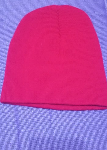 kırmızı Kadın Elastik bere - Görsel 3