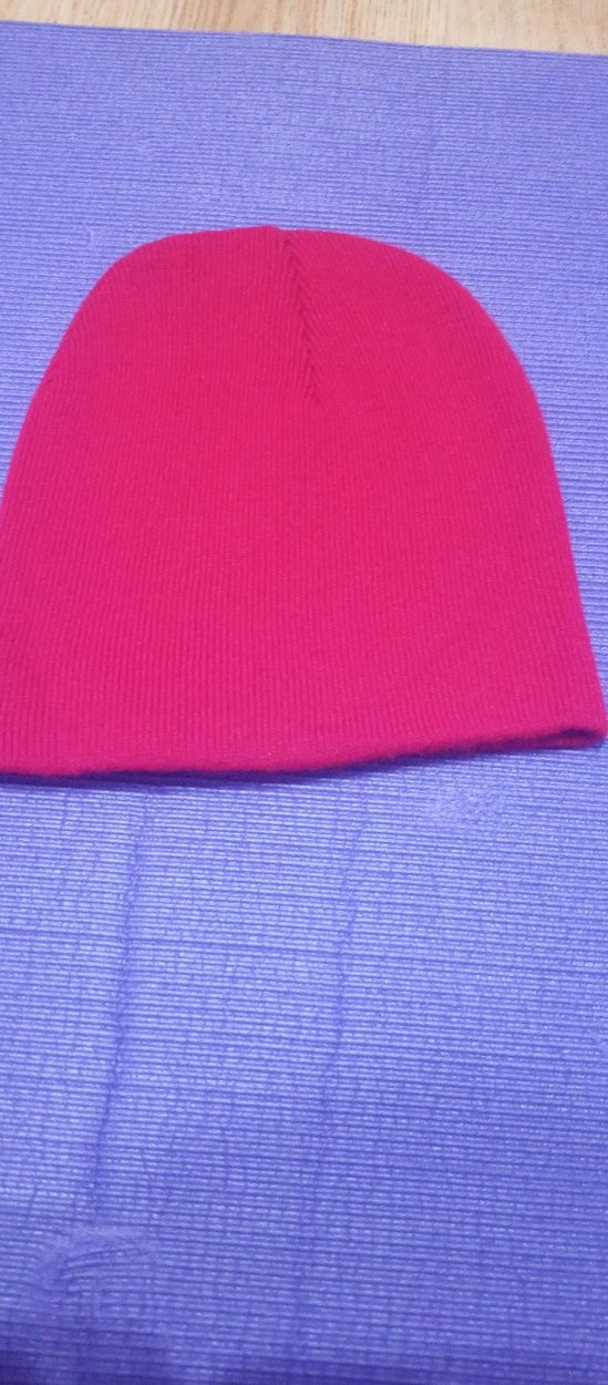 kırmızı Kadın Elastik bere - Görsel 2