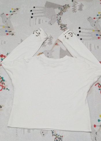 Beyaz Baskılı Çocuk tişört - Görsel 4